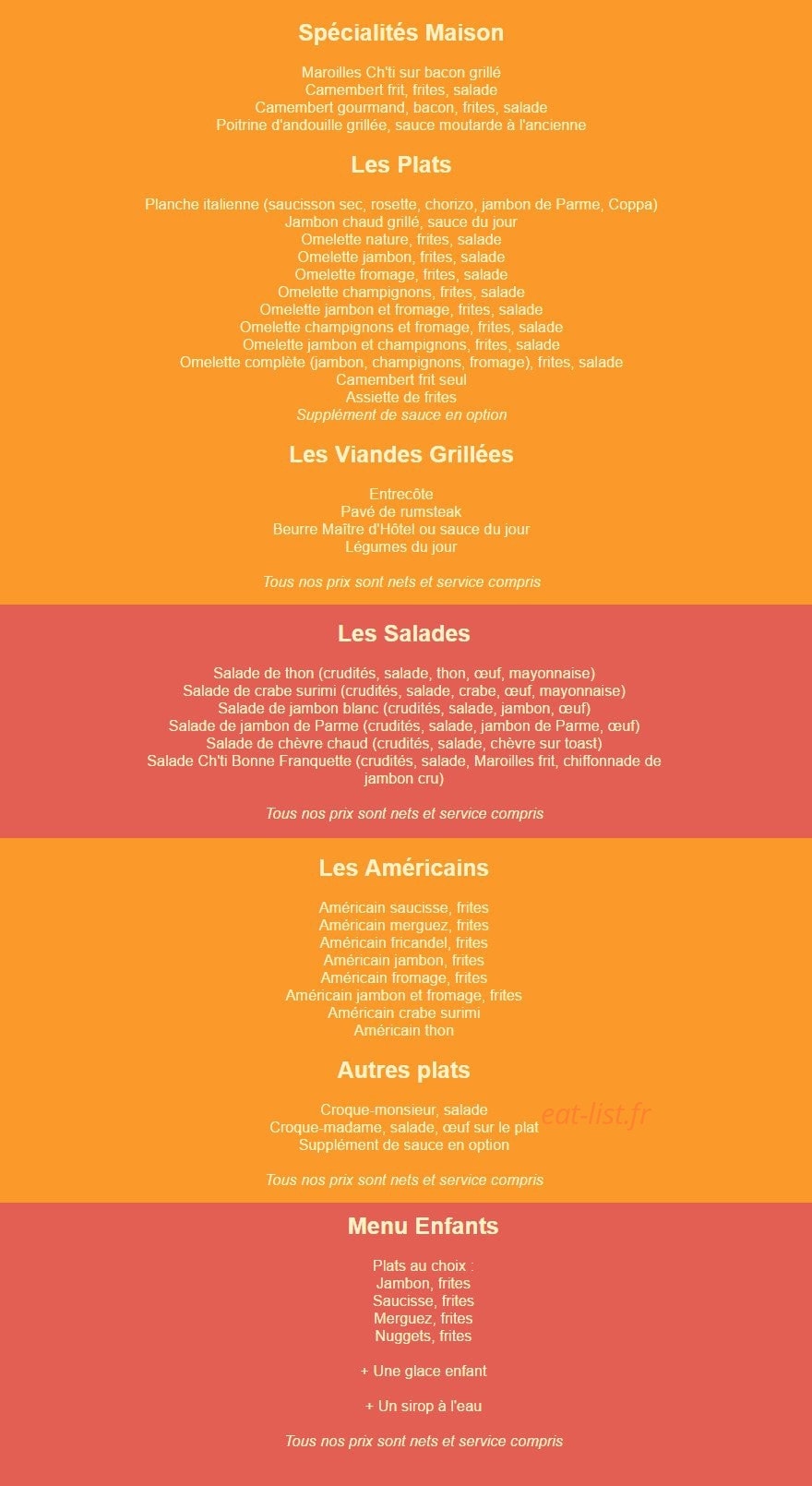 La bf — carte page 2