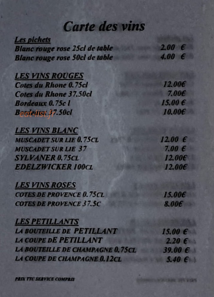 Le Moulin De La Barne — carte page 2