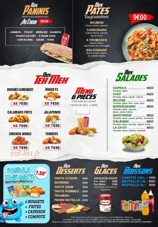 MB Pizza — carte page 4