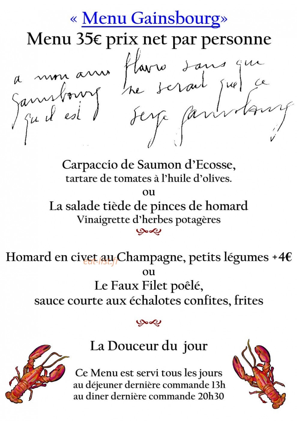 Flavio — carte page 1