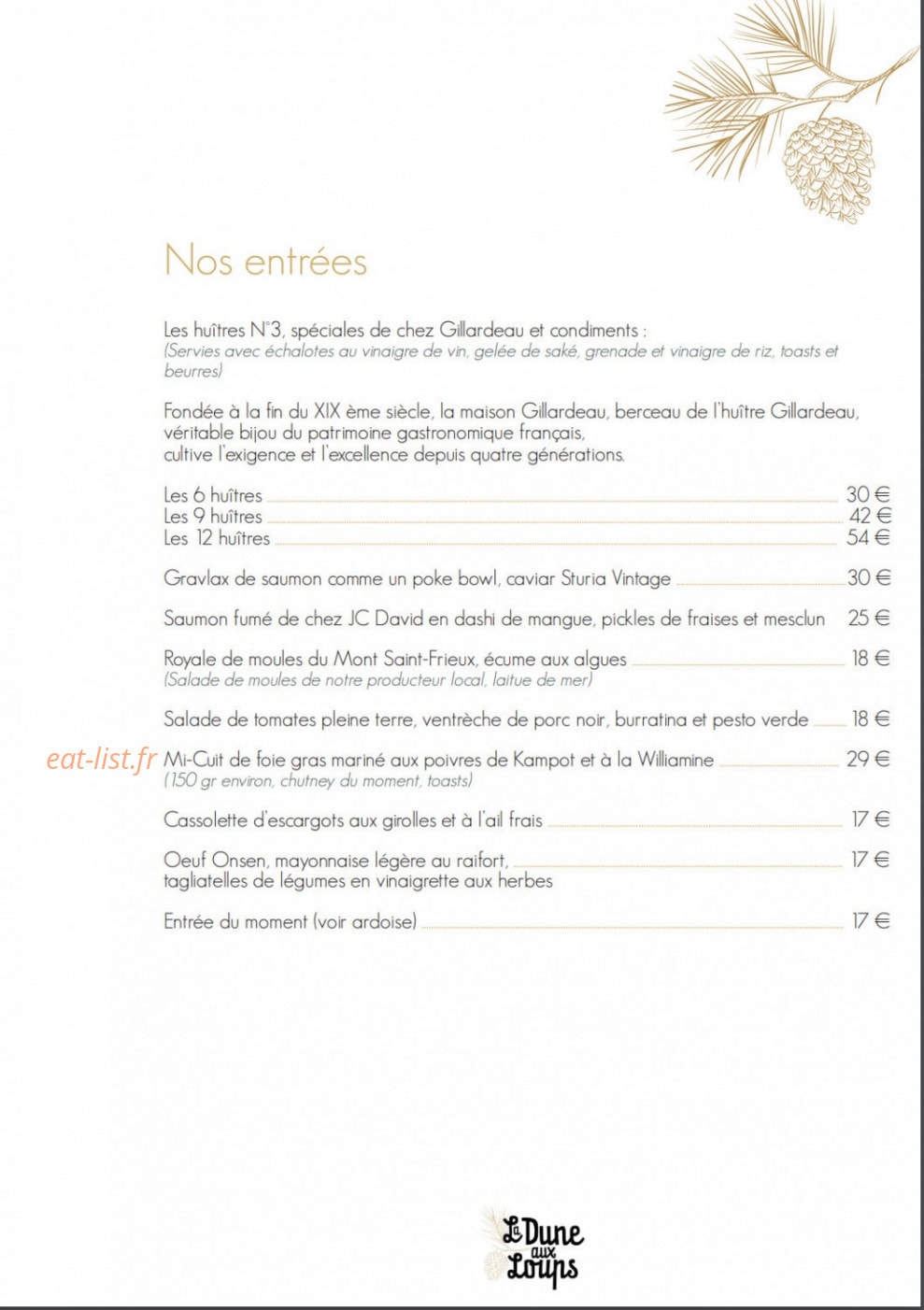 La Dune aux Loups — carte page 3