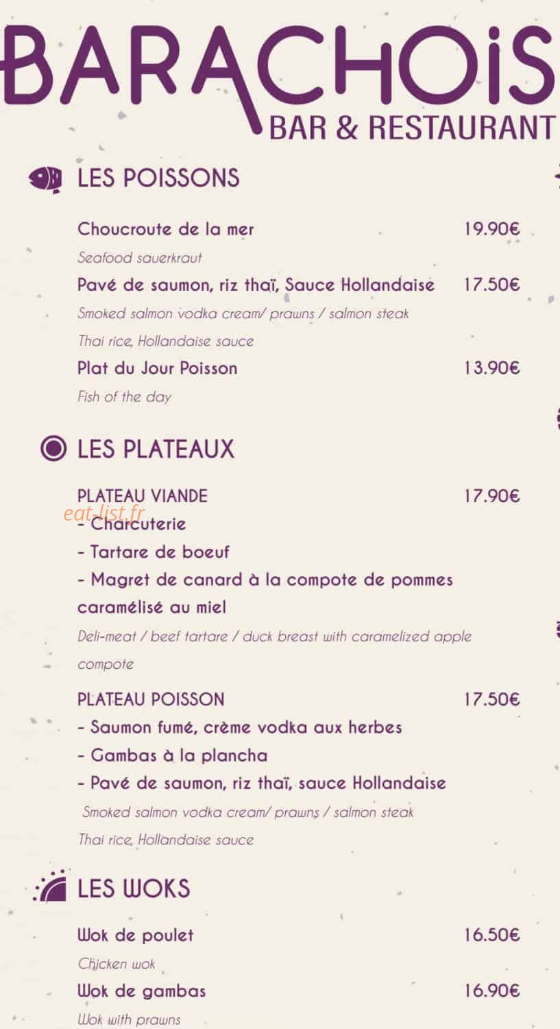le barachois — carte page 1