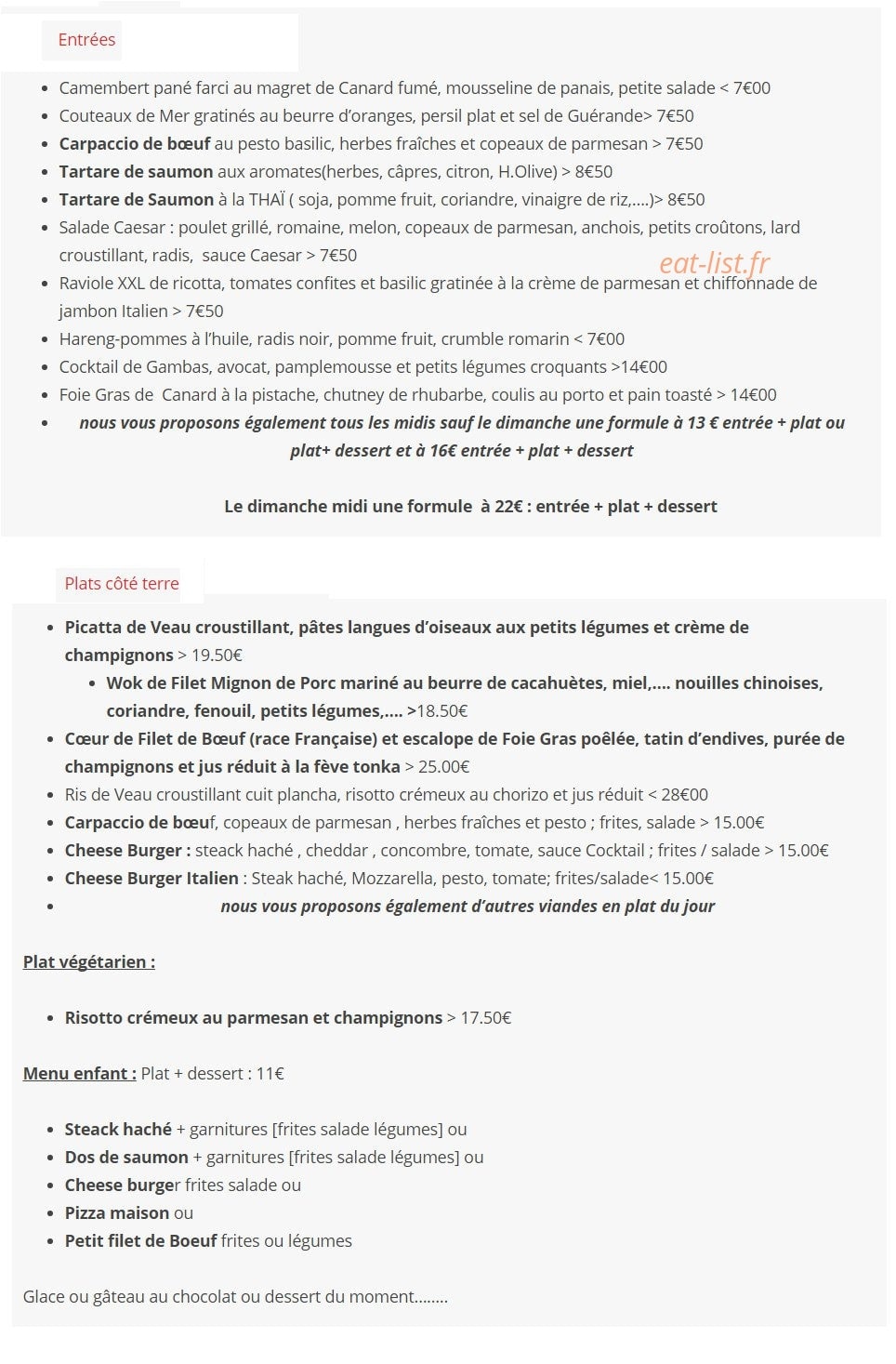 Le Ricochet — carte page 1