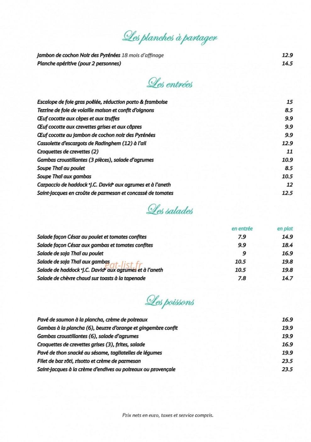 Le Scoop — carte page 4