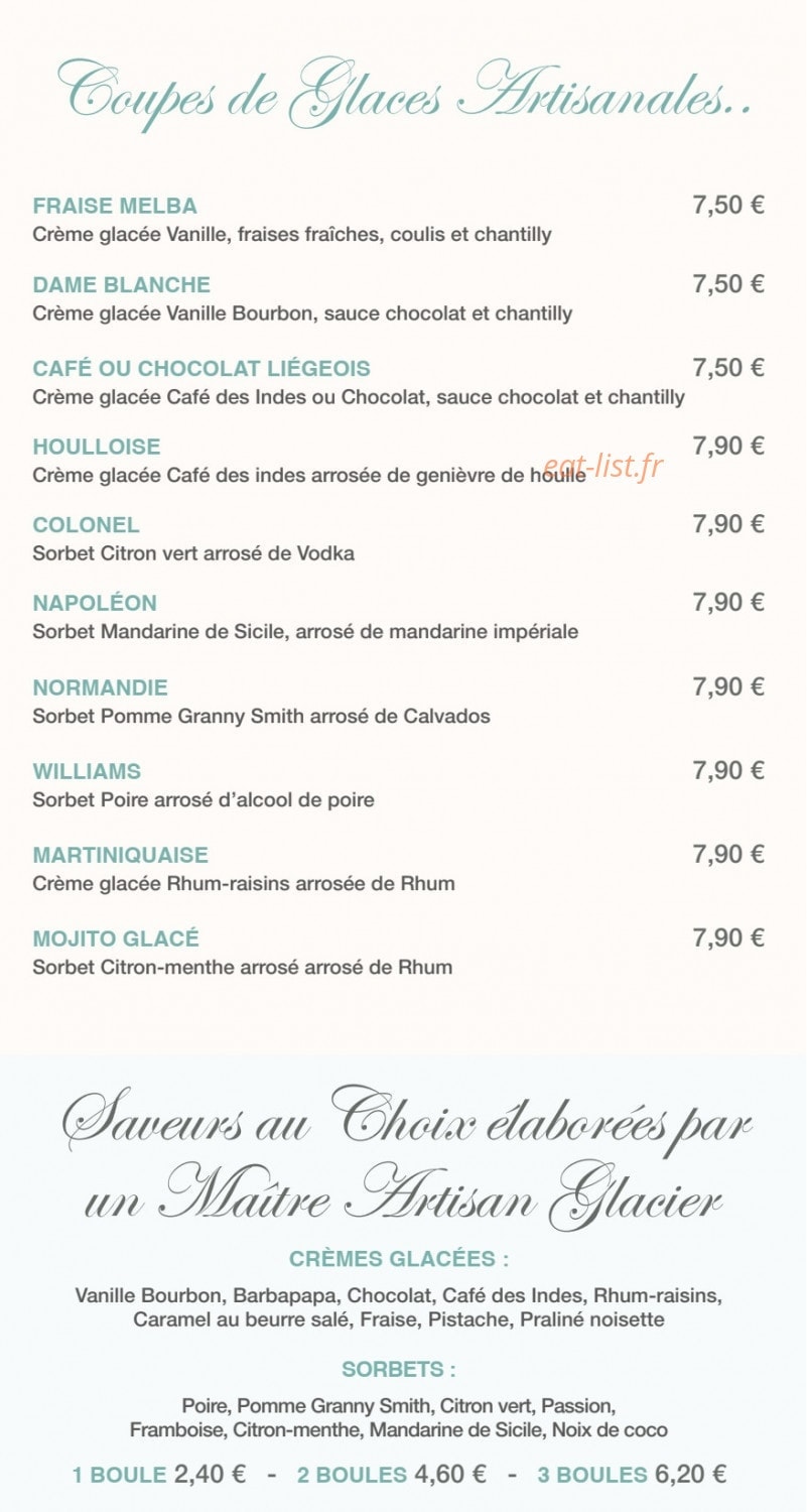 Le Scoop — carte page 14