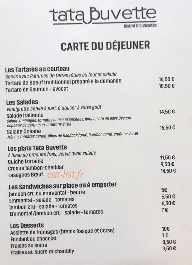 Les Tontons — carte page 1