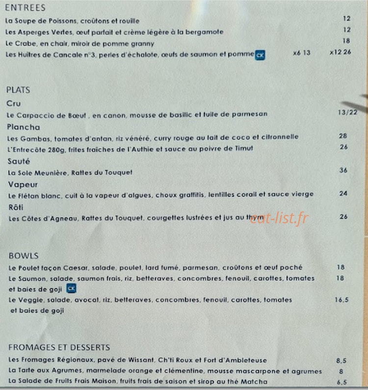 Maison Mer — carte page 1
