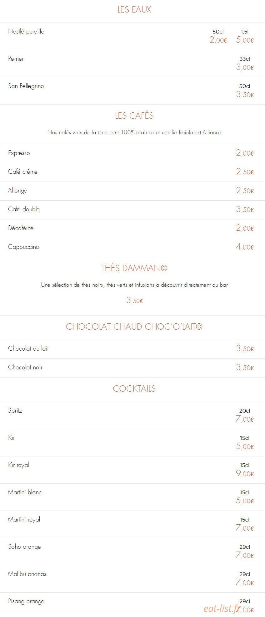 O'safran — carte page 5