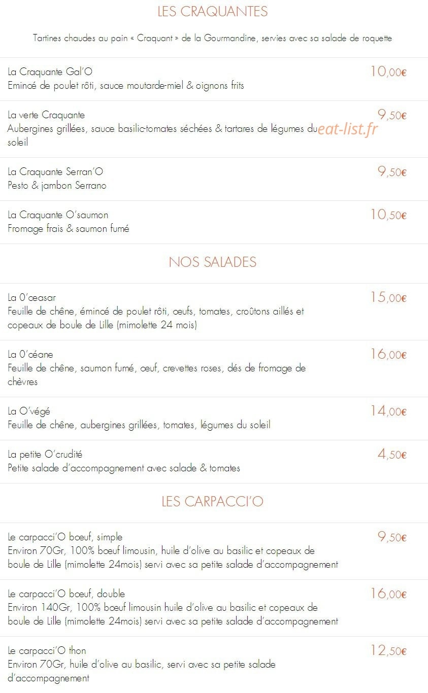 O'safran — carte page 1