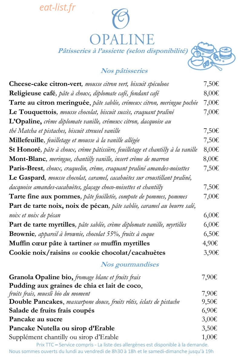 Opaline — carte page 4