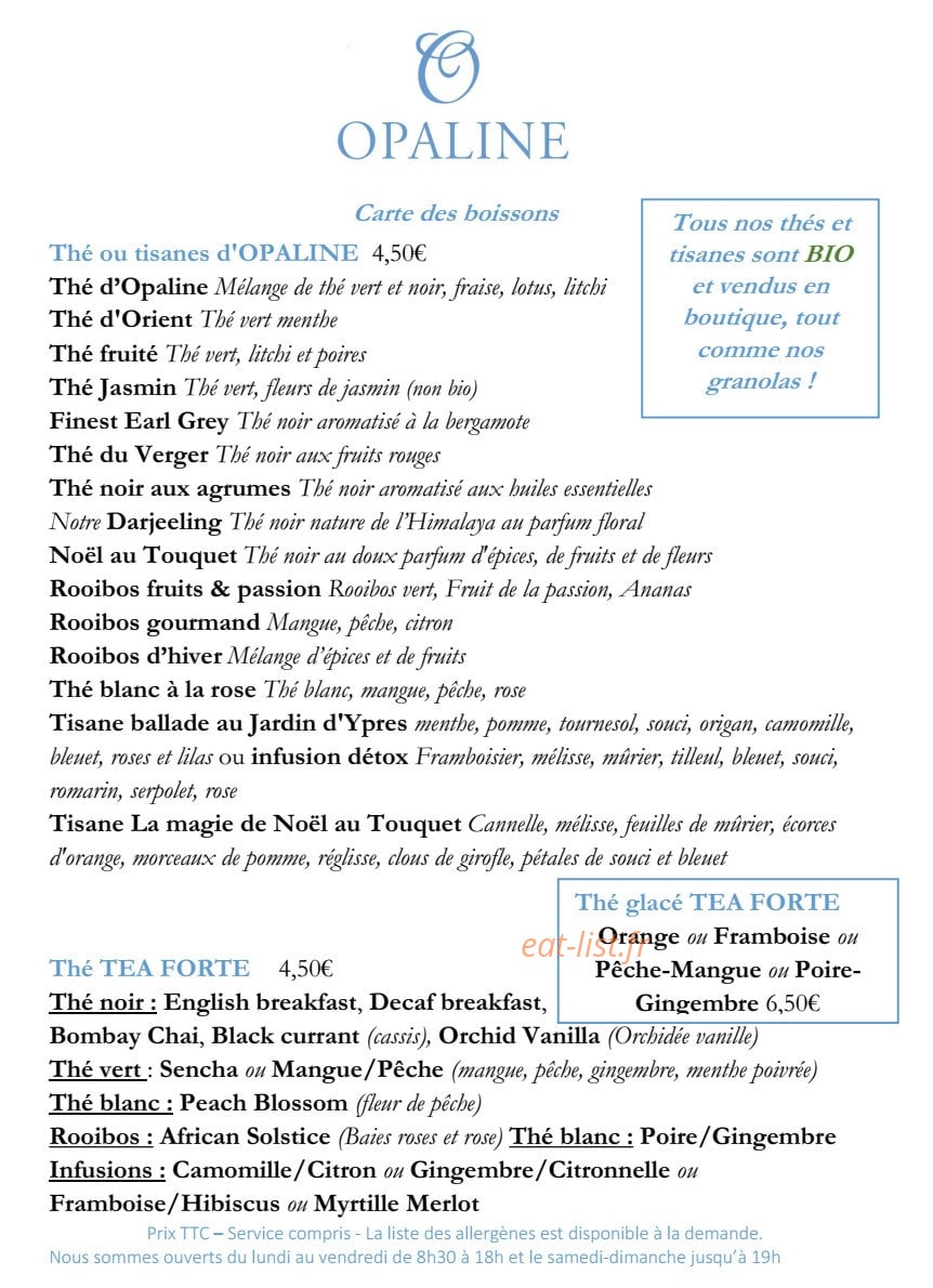 Opaline — carte page 5