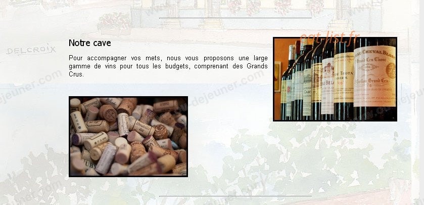 Le Saint Sebastien — carte page 3