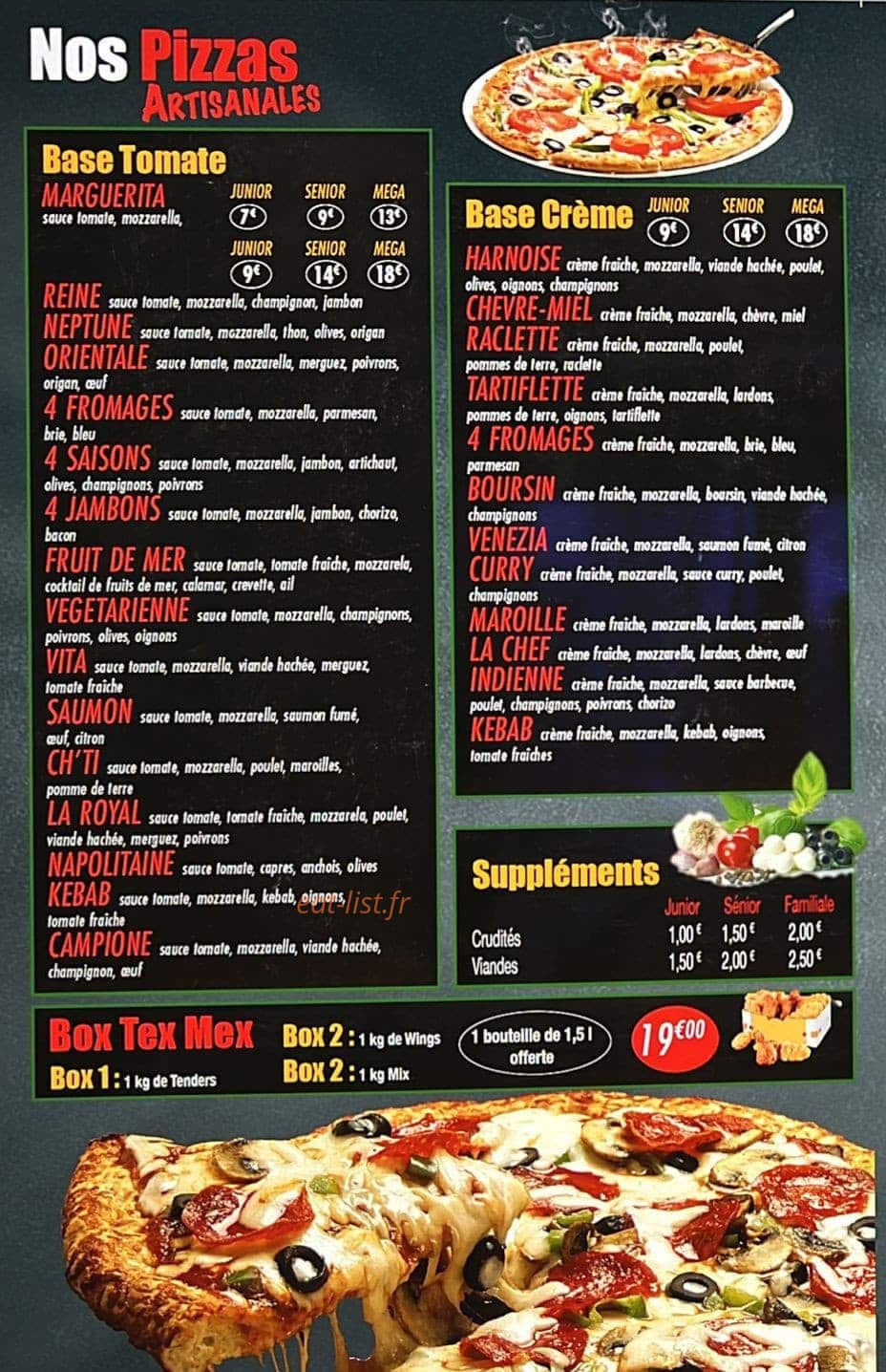 Napoli Pizza — carte page 2