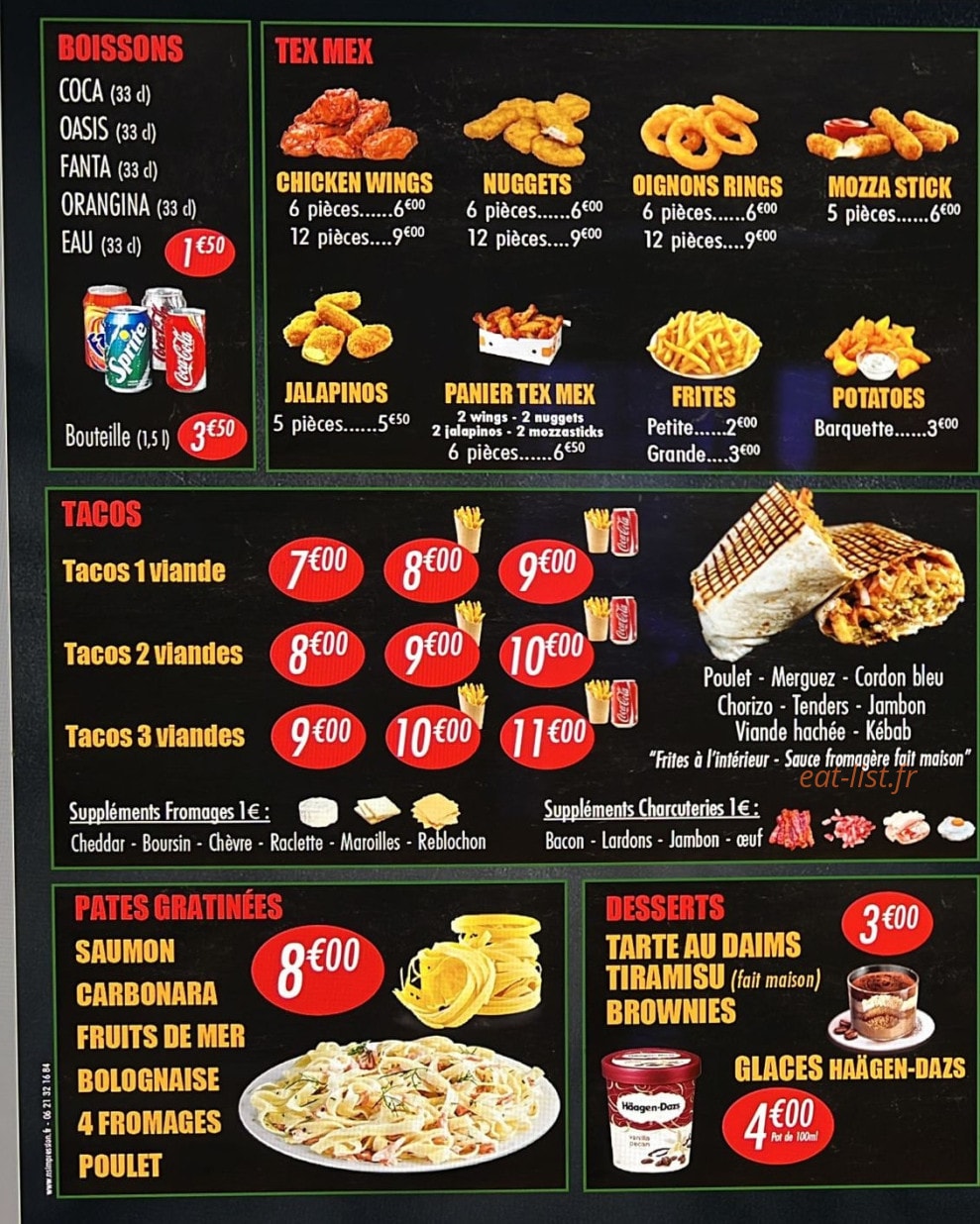Napoli Pizza — carte page 4