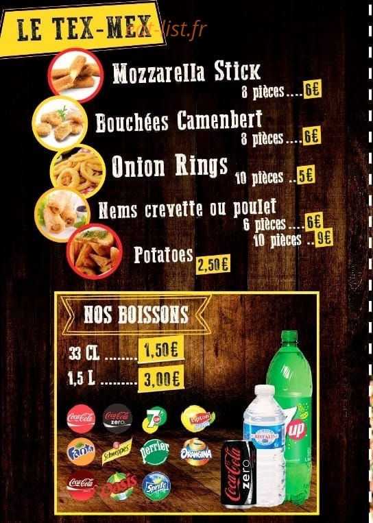 Chicken food — carte page 4