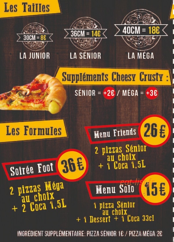 Chicken food — carte page 3