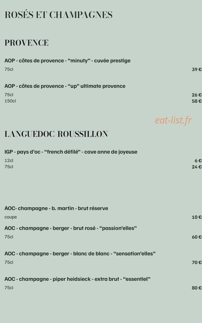 L’Atelier de Zadig — carte page 16