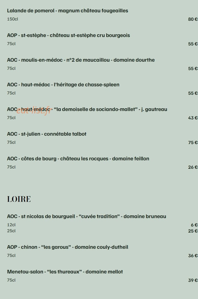 L’Atelier de Zadig — carte page 11