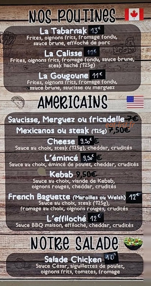 La cantine — carte page 3