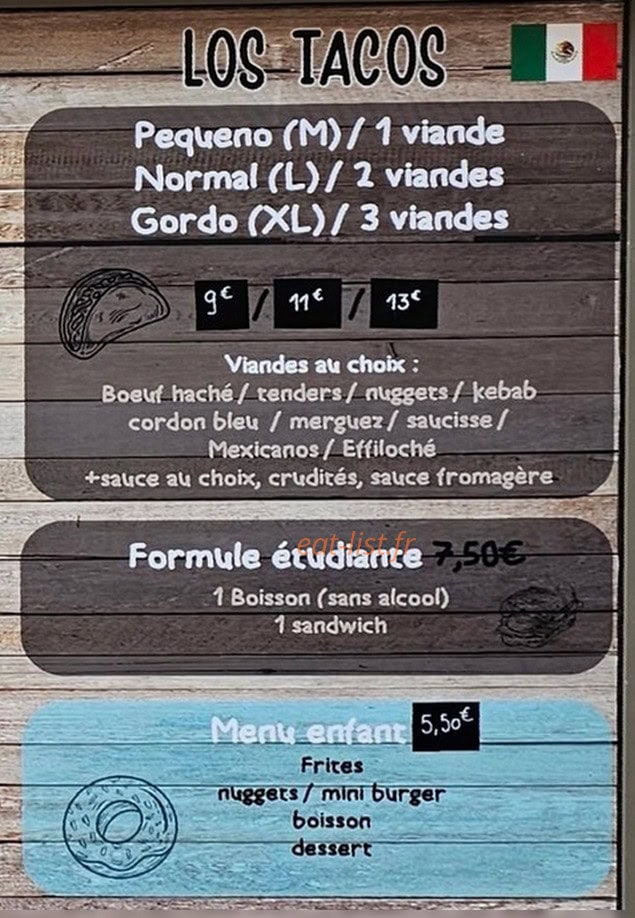 La cantine — carte page 4