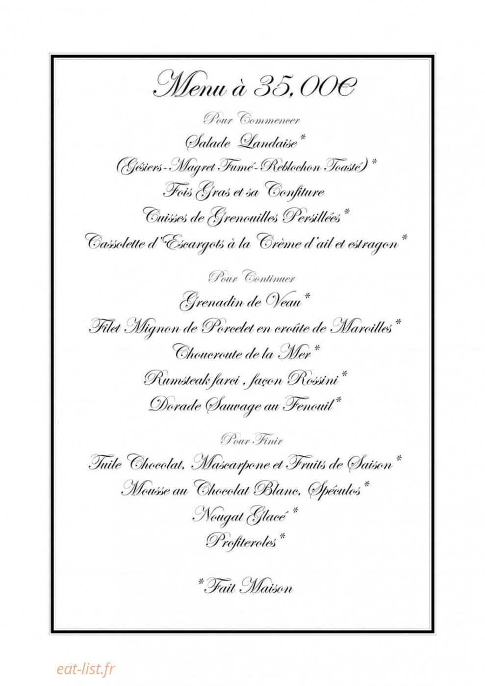 La Grilladine — carte page 3