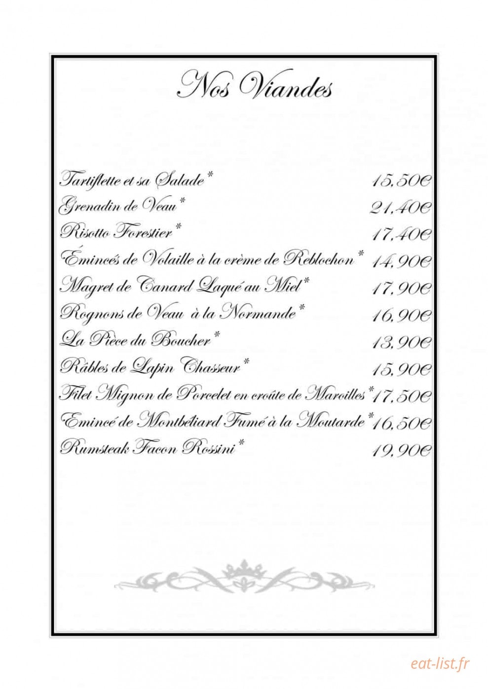 La Grilladine — carte page 5