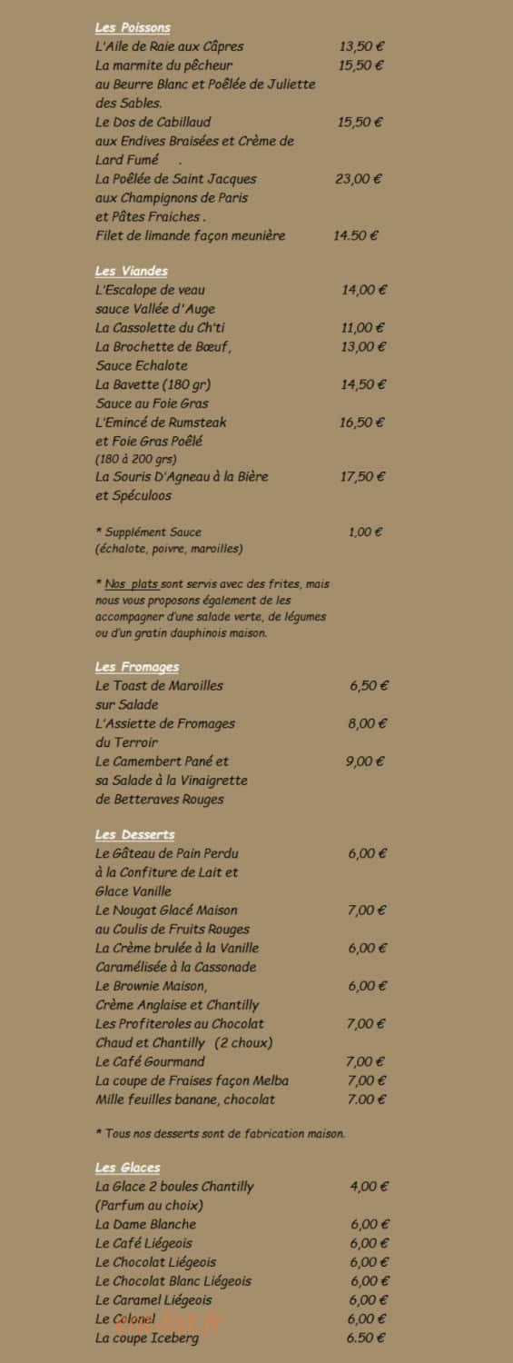 La Terrasse — carte page 4