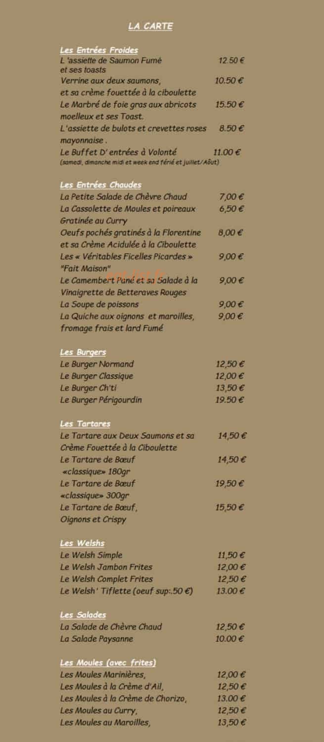 La Terrasse — carte page 3