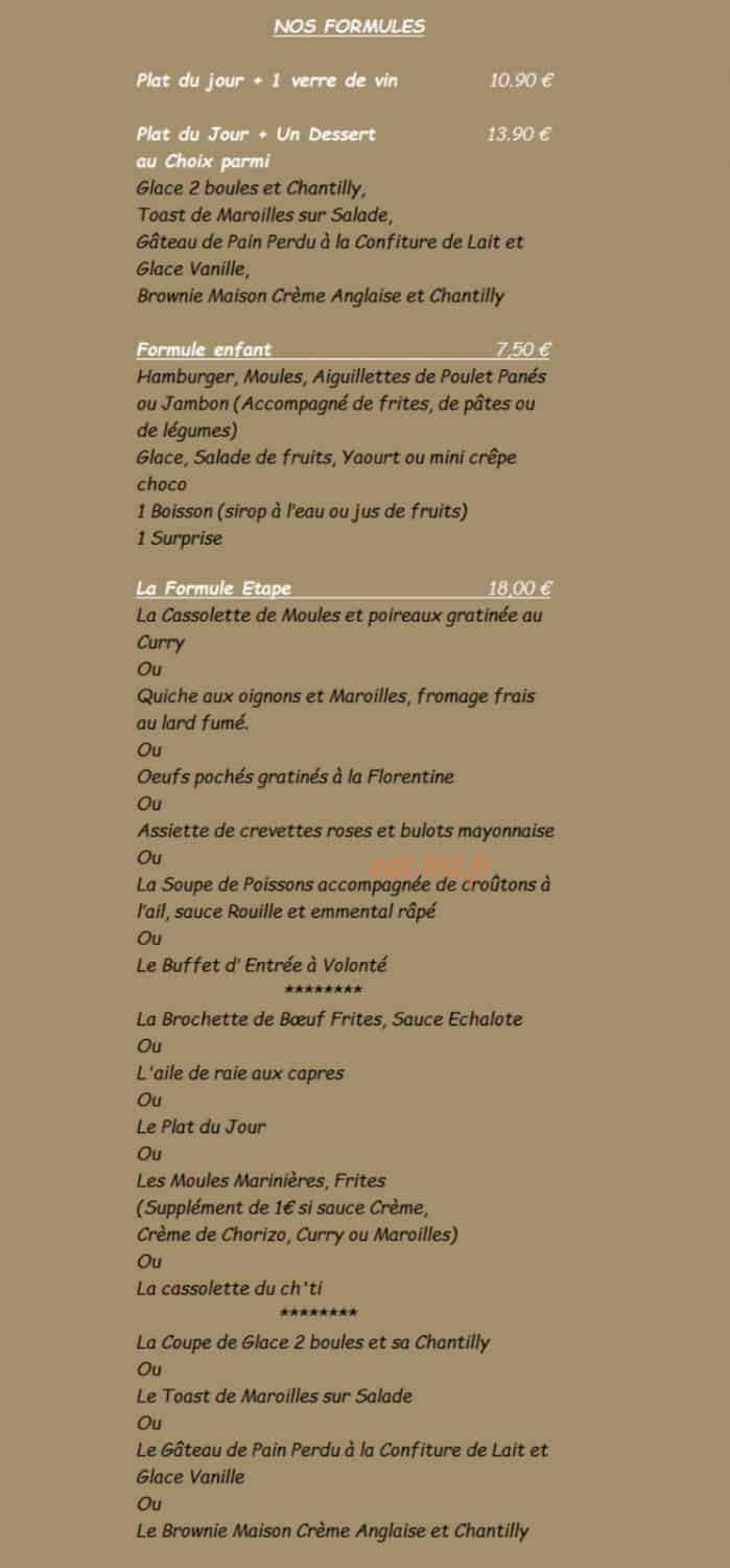 La Terrasse — carte page 1