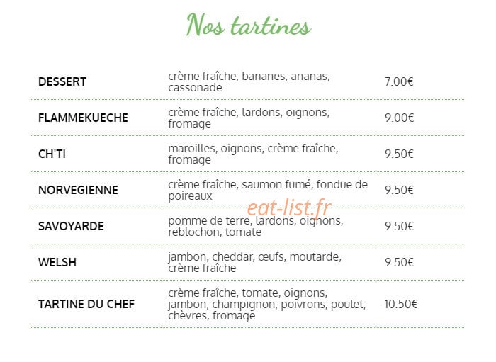 Le Coin des Pizzas — carte page 3