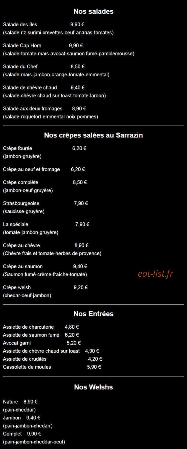 Le Saint Pierre — carte page 1