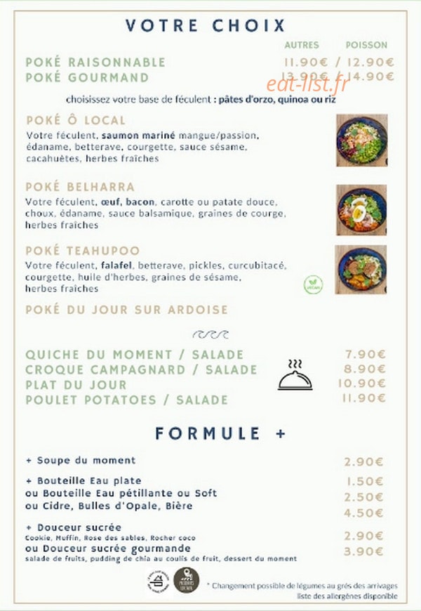 Ô Local — carte page 2