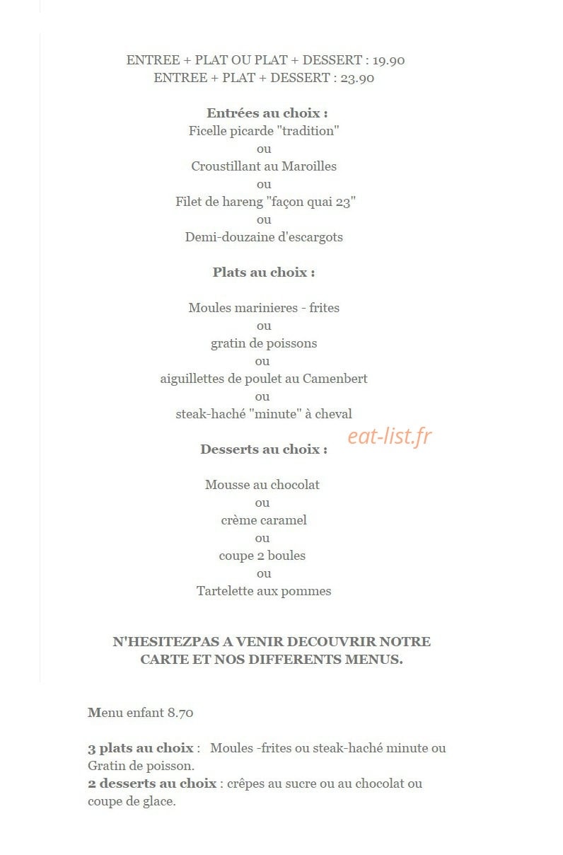 Quai 23 — carte page 1