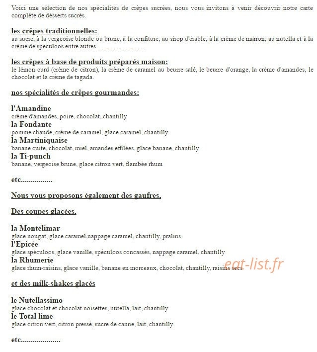 Rue gourmande — carte page 3