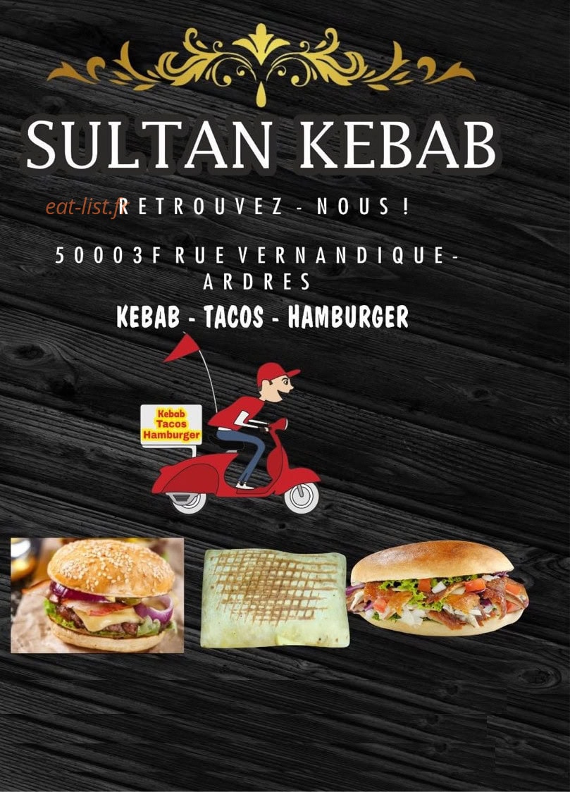 Sultan Kebab — carte page 1