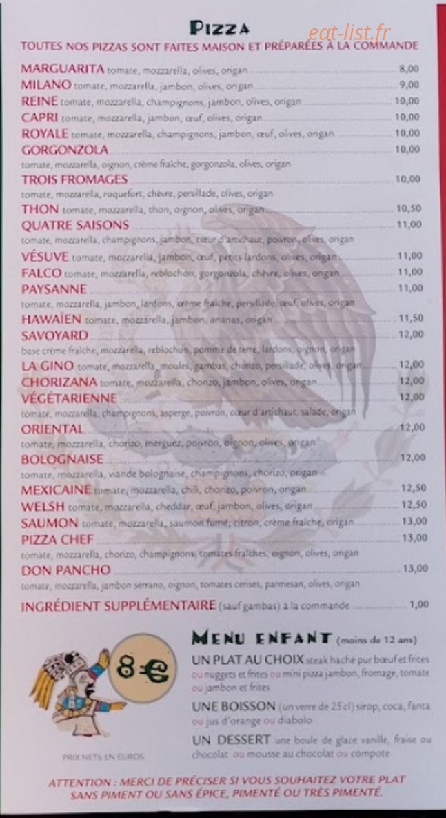 Don Pancho — carte page 2