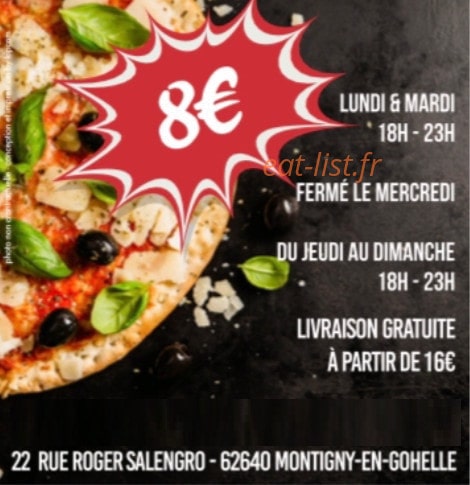 Pizza huit — carte page 1