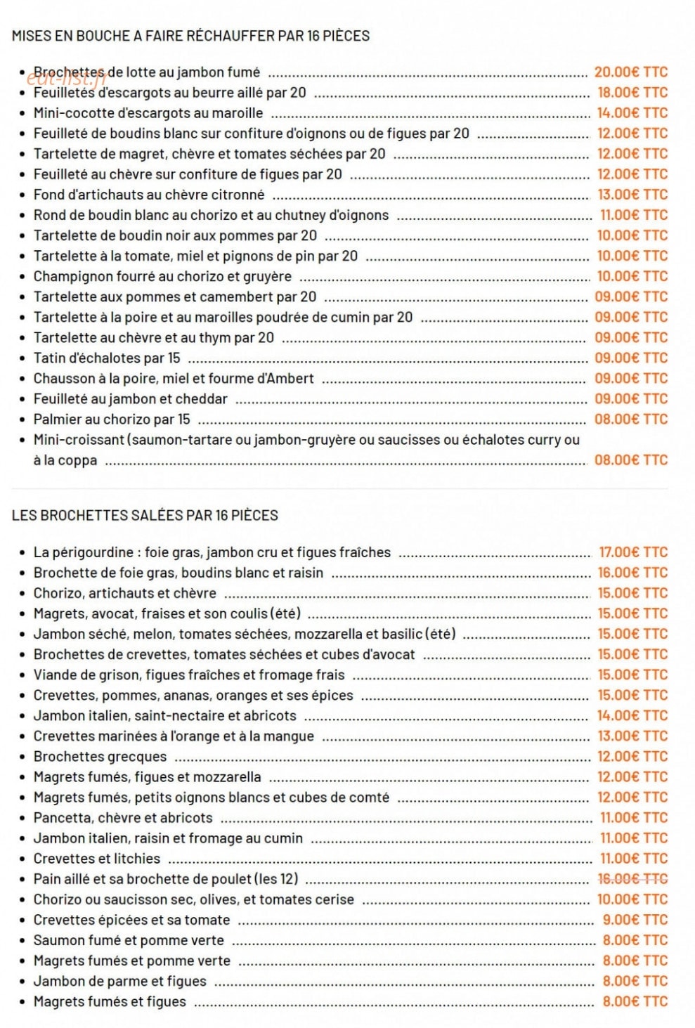 Flobelle Cocktail — carte page 4