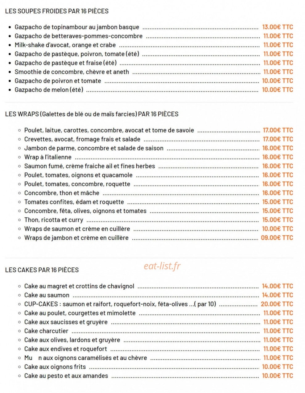Flobelle Cocktail — carte page 5