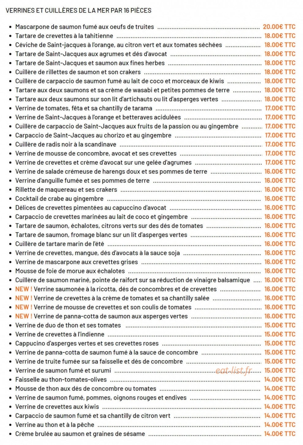 Flobelle Cocktail — carte page 3