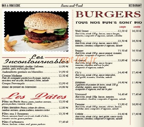 Beers and co — carte page 6