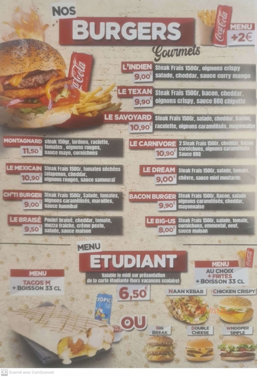 Break time — carte page 2