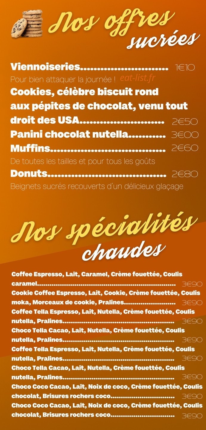 Coffe & Food — carte page 4