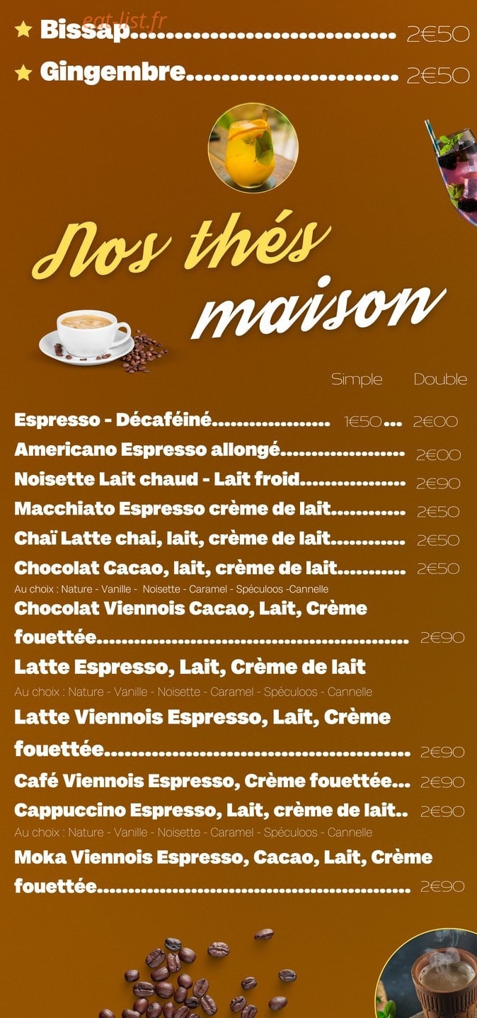 Coffe & Food — carte page 6