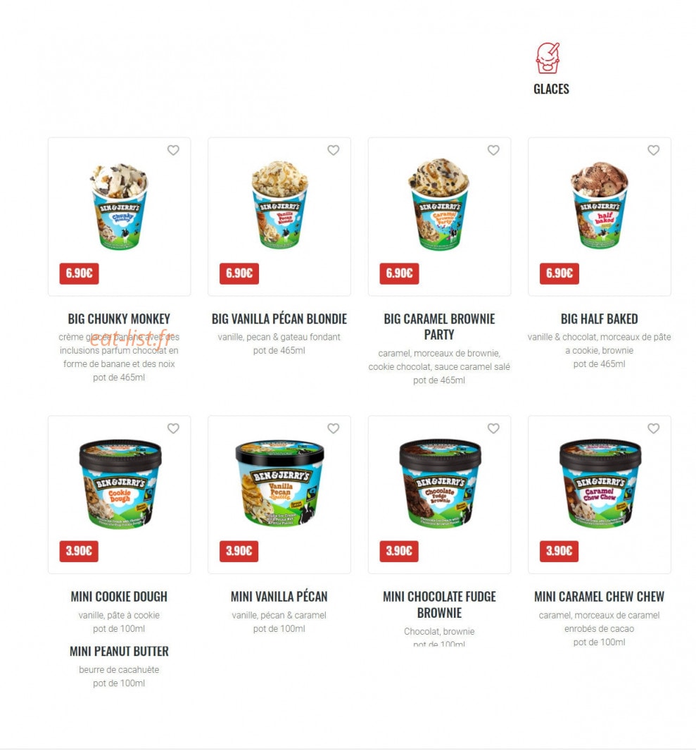 Holla Pizza — carte page 4