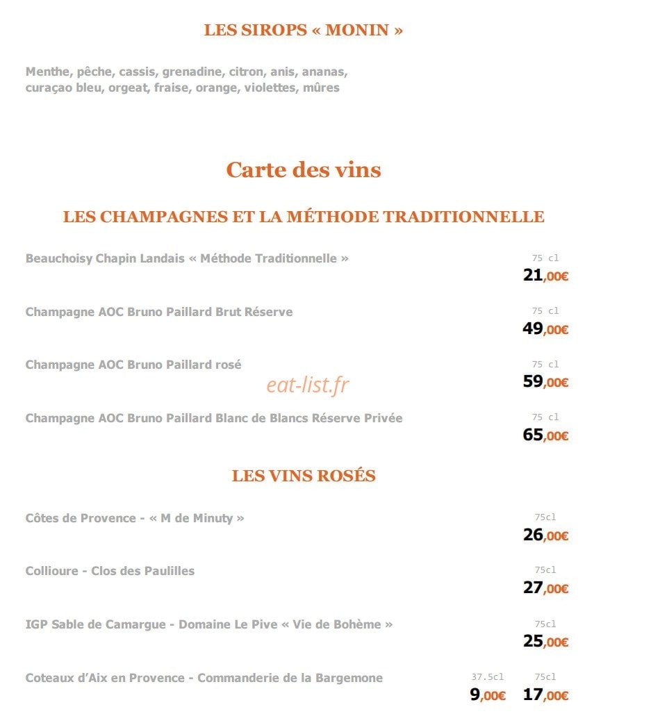 L' Oxalis — carte page 9