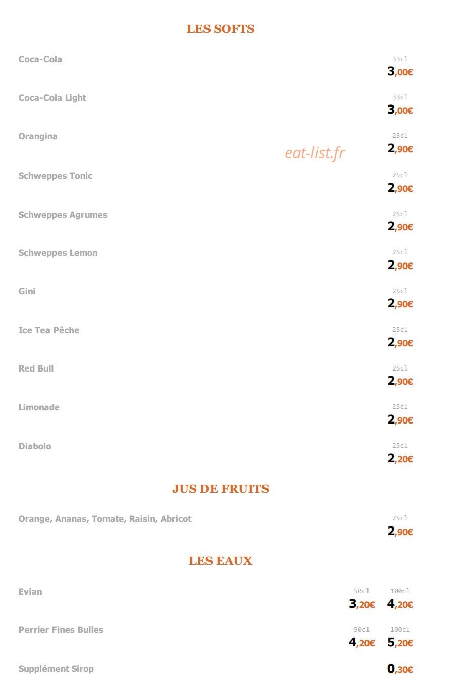 L' Oxalis — carte page 8