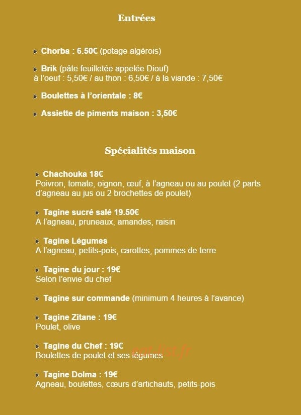 La Medina — carte page 1