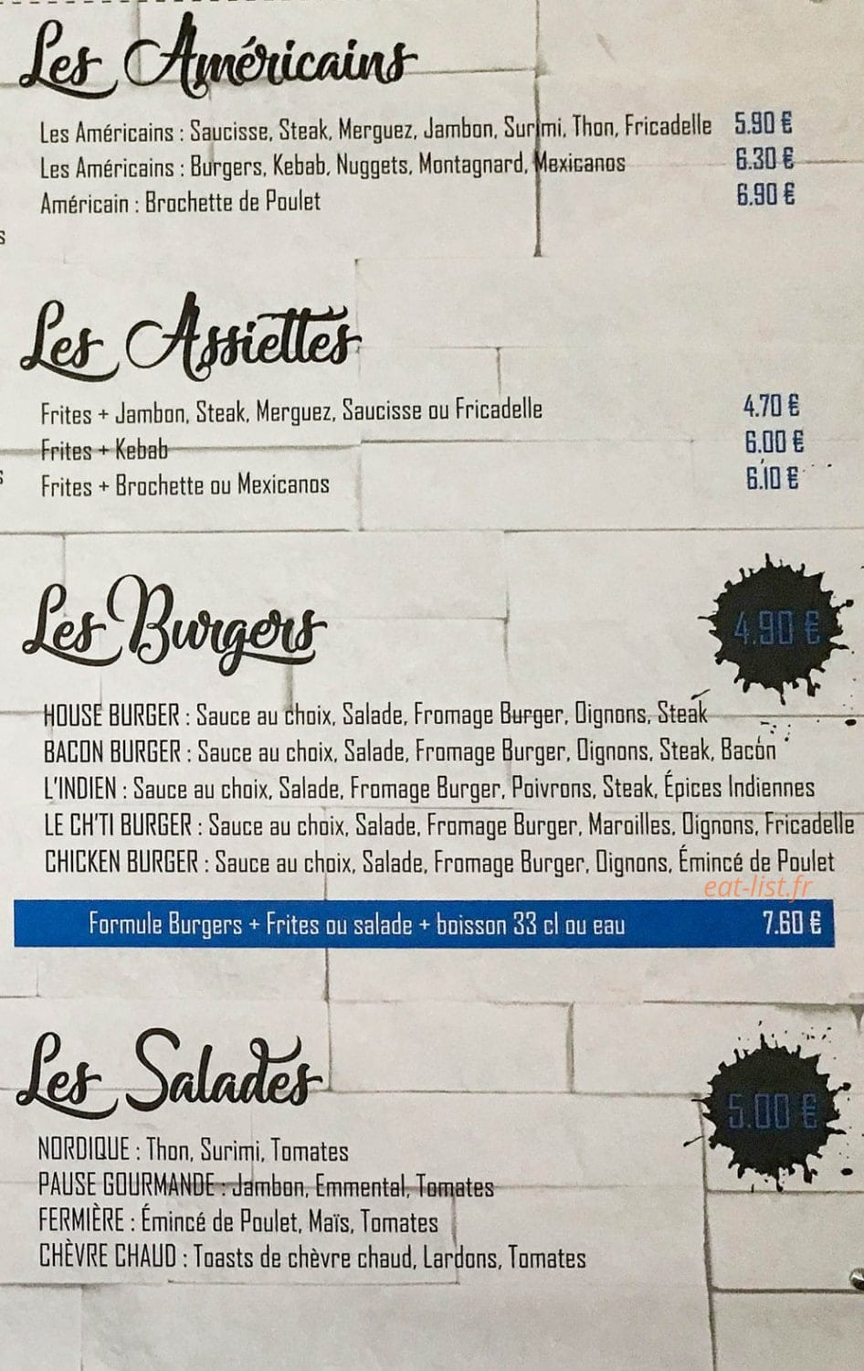 La Pause Gourmande — carte page 4