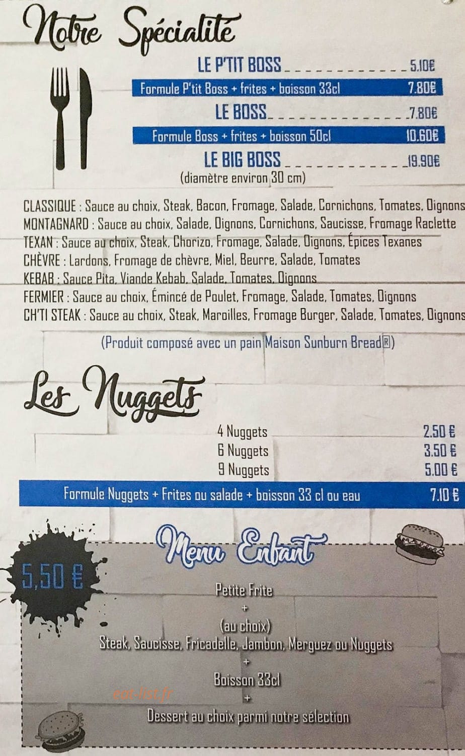 La Pause Gourmande — carte page 2